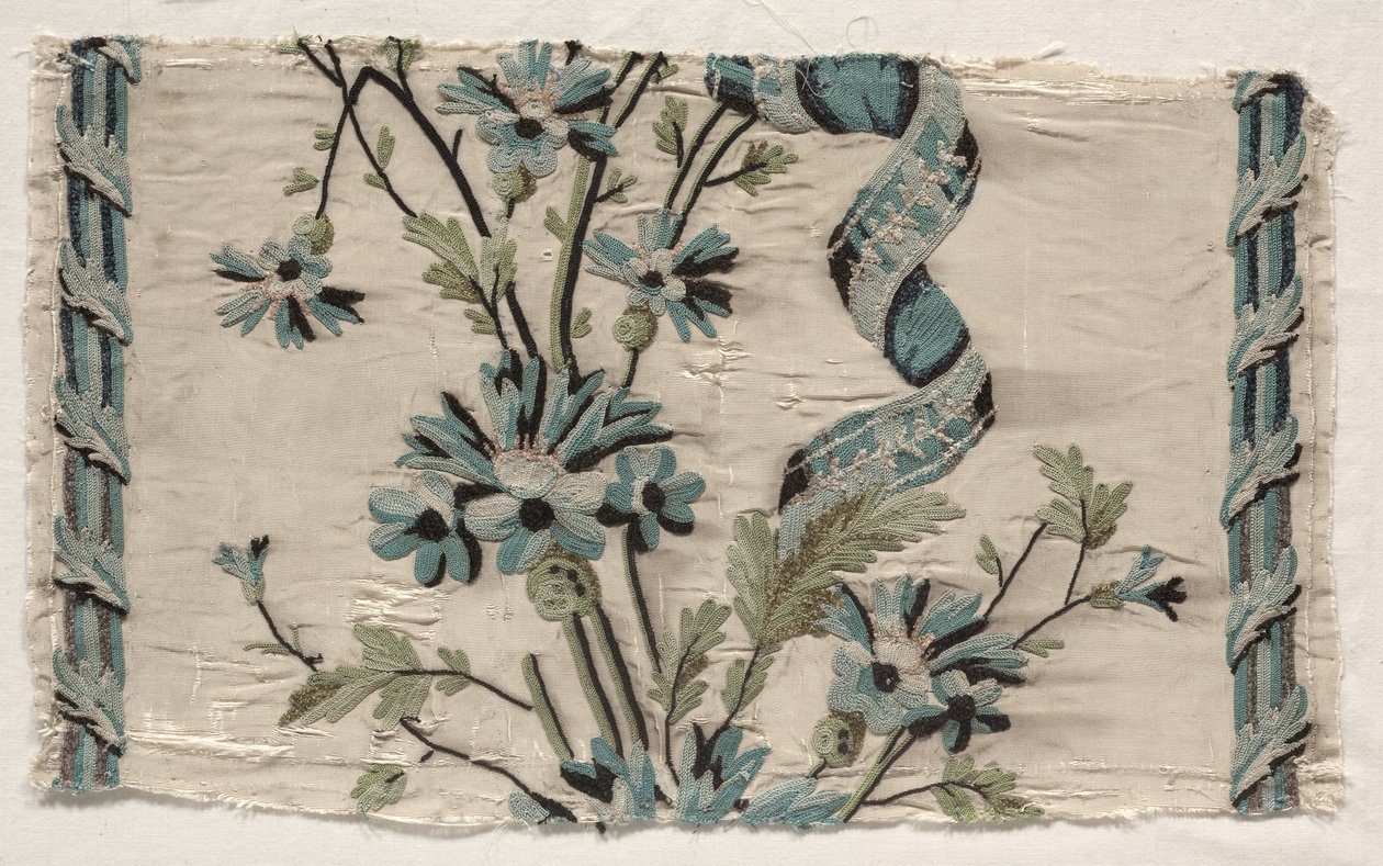 2枚の刺繍、1723-1774。 作： フィリップ・ド・ラサル