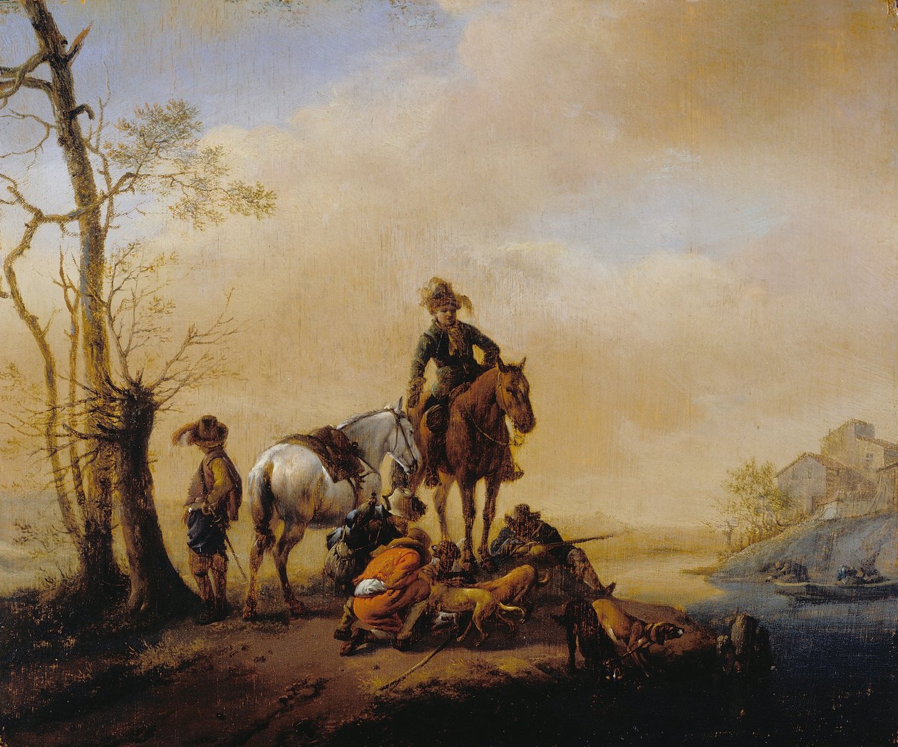 スポーツマンの停止 作： Philips Wouwerman