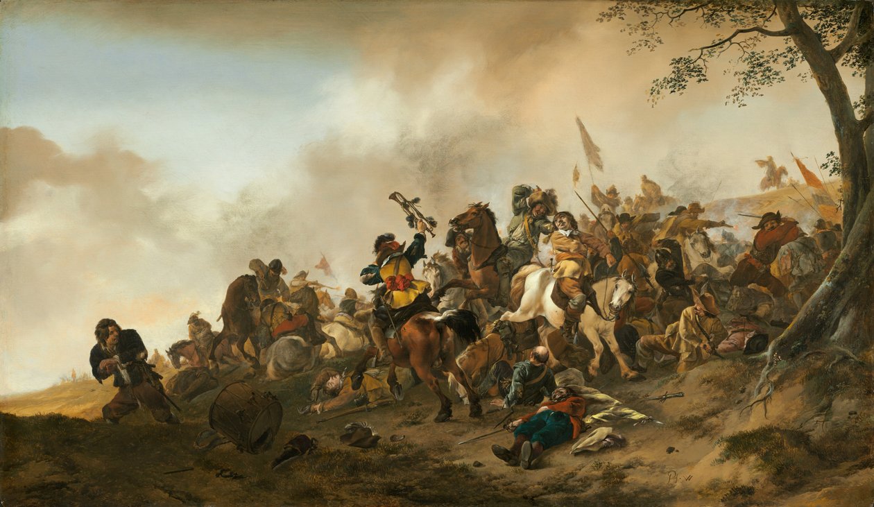 戦闘シーン 作： Philips Wouwerman