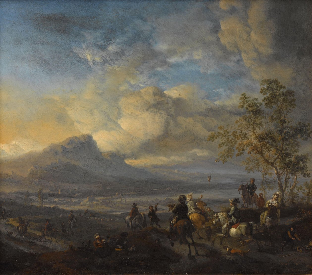ファルコンハント 作： Philips Wouwerman