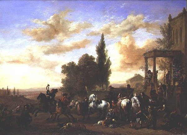 不明な画像 作： Philips Wouwerman