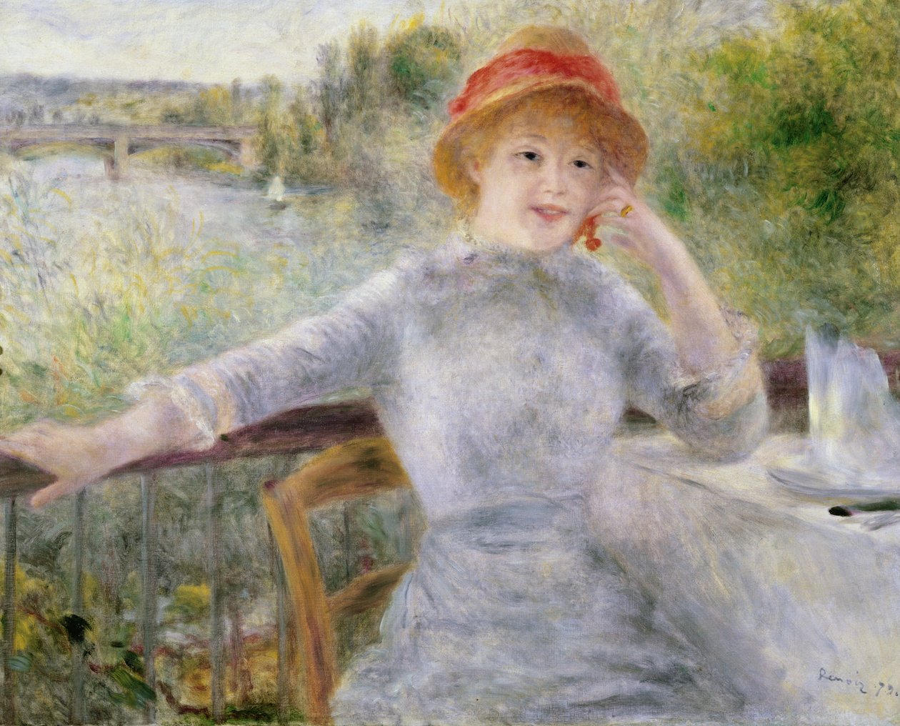 アルフォンシンフルネーズ（1845-1937）、グルノーイエール、1879年 作： ピエールオーギュストルノワール