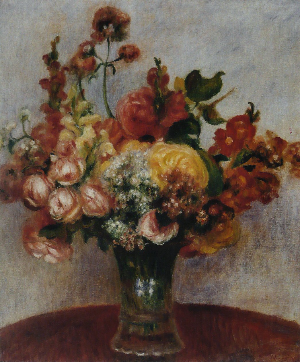 花瓶の花（Muséede lOrangerie） 作： ピエールオーギュストルノワール