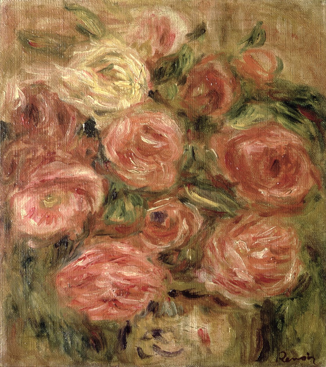 花、1913-19 作： ピエールオーギュストルノワール