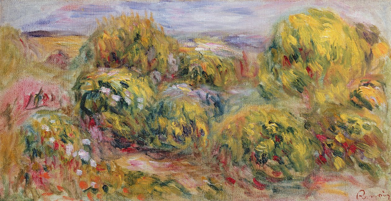 風景、1916 作： ピエールオーギュストルノワール