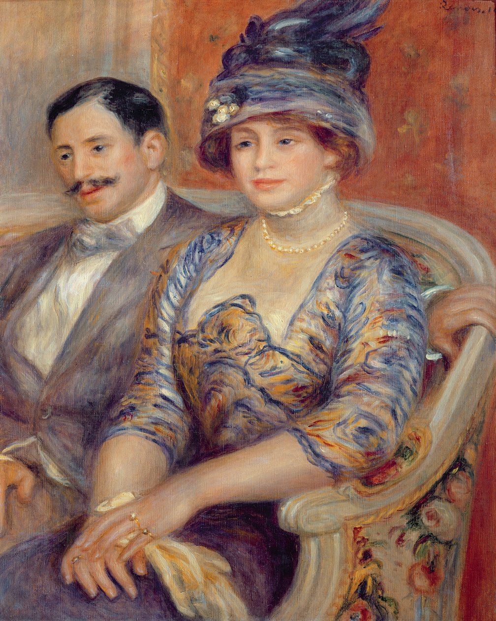 ムッシュとマダムベルンハイムドヴィレール、1910年 作： ピエールオーギュストルノワール