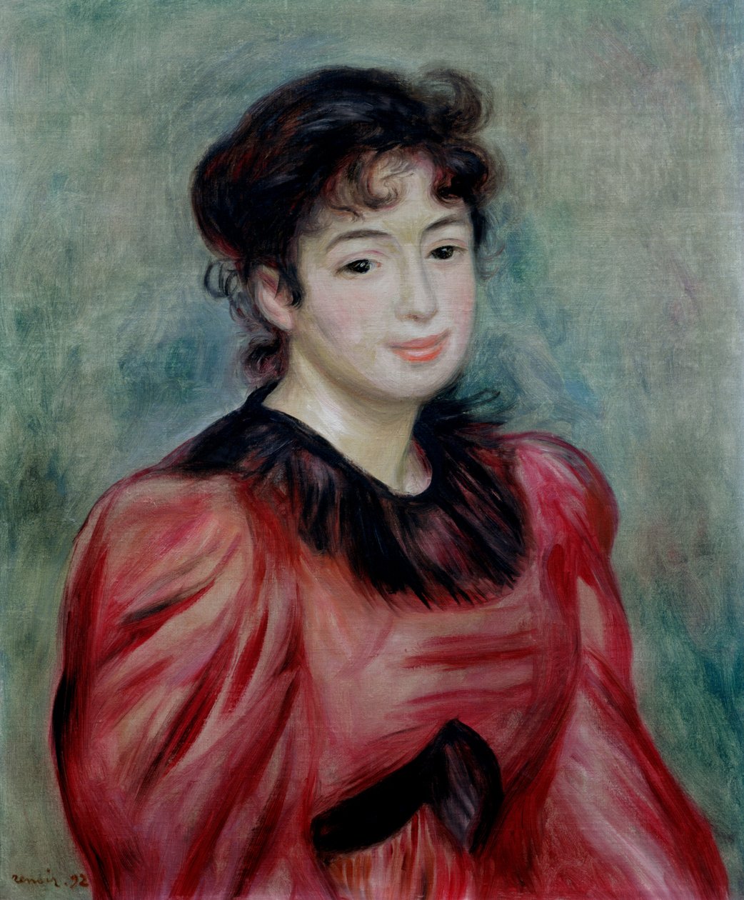 マドモアゼル・ヴィクトリーヌ・デ・ベリオの肖像（1863-1957）1892 作： ピエールオーギュストルノワール