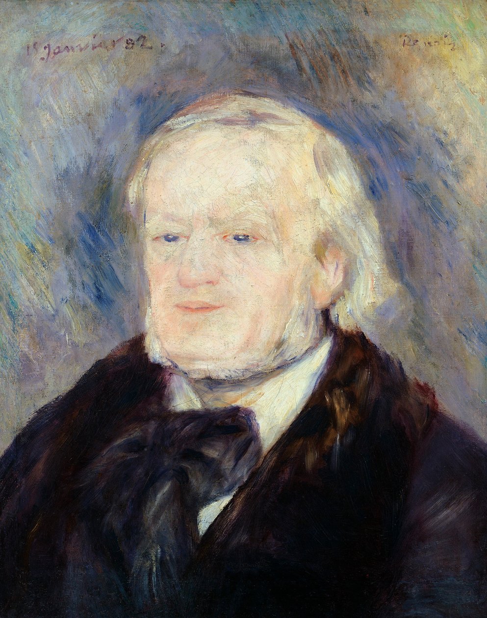 リチャードワーグナーの肖像（1813-83）1882 作： ピエールオーギュストルノワール