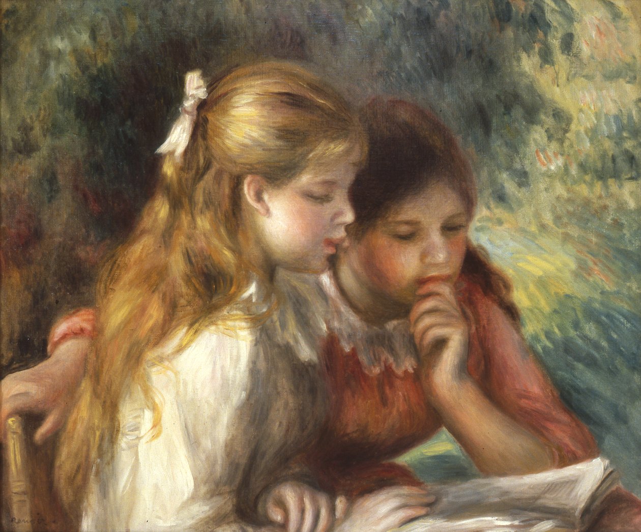読書、c.1890-95 作： ピエールオーギュストルノワール