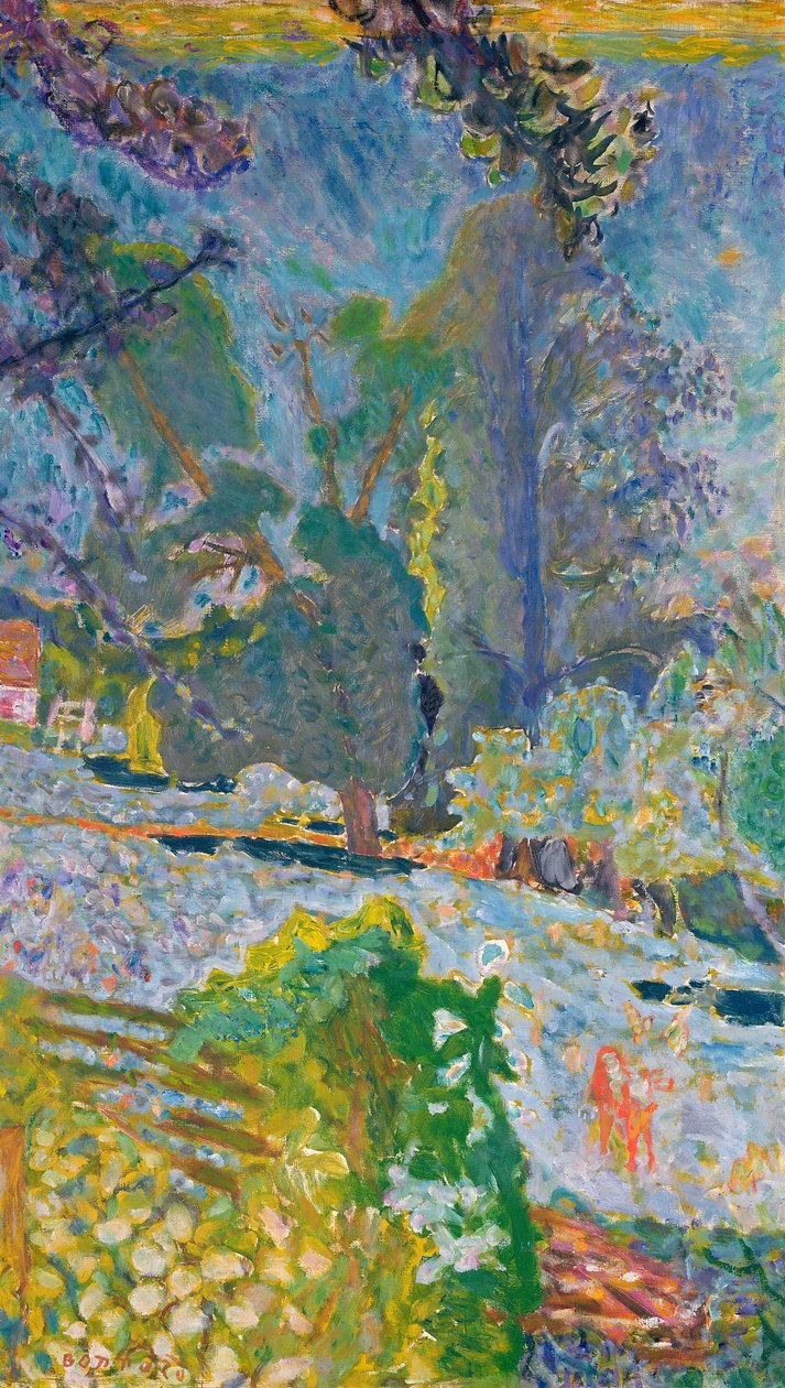 ノルマンディーの風景、1920 作： ピエール・ボナール