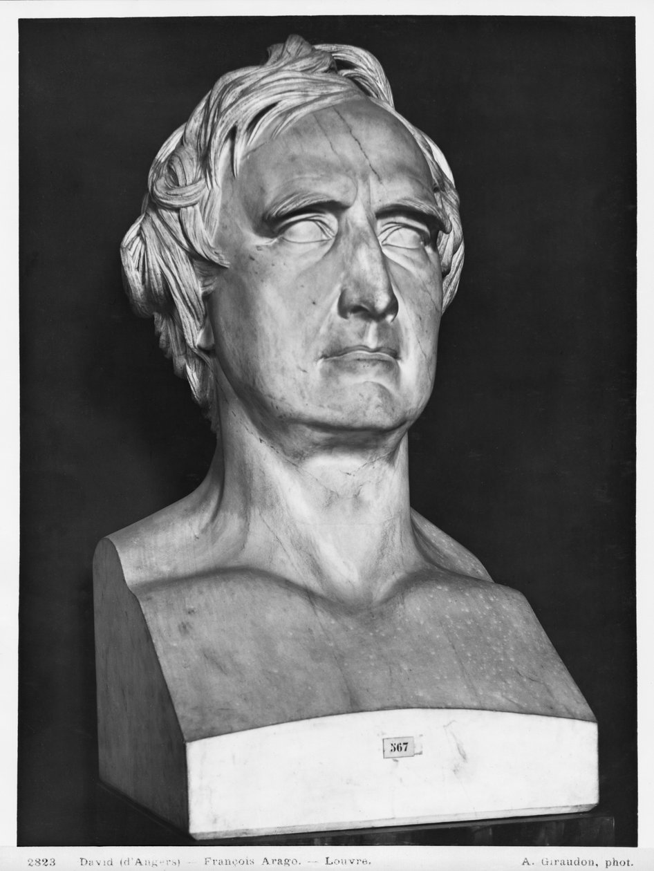 ドミニクフランソワアラゴ、1839年（大理石）（414595も参照） 作： ピエール・ジャン・デイヴィッド・ダンジェ