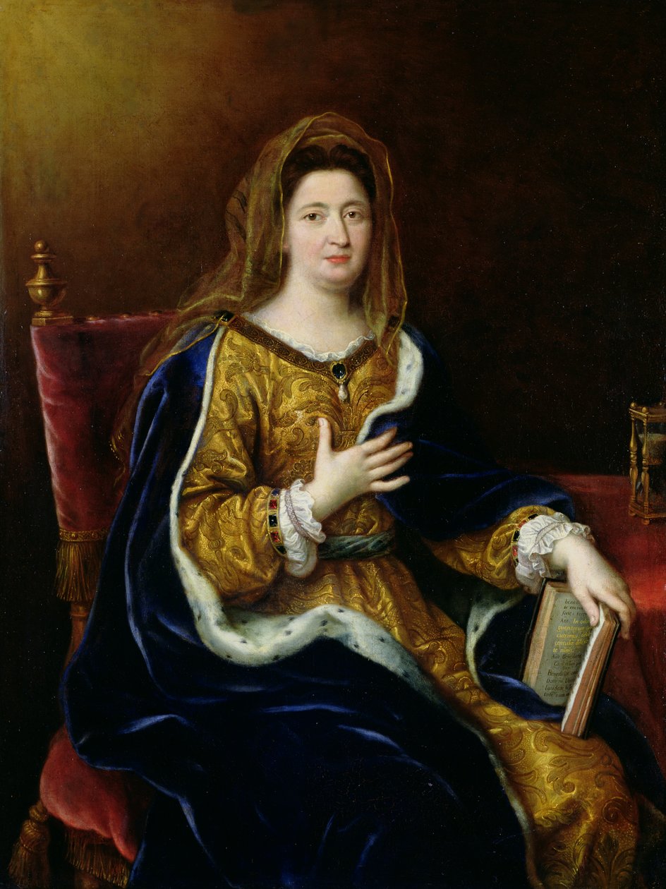 フランソワーズ・ドービニュの肖像（1635-1719）マルテス・ド・マンテノン、1694年頃 作： ピエール・ミニャール