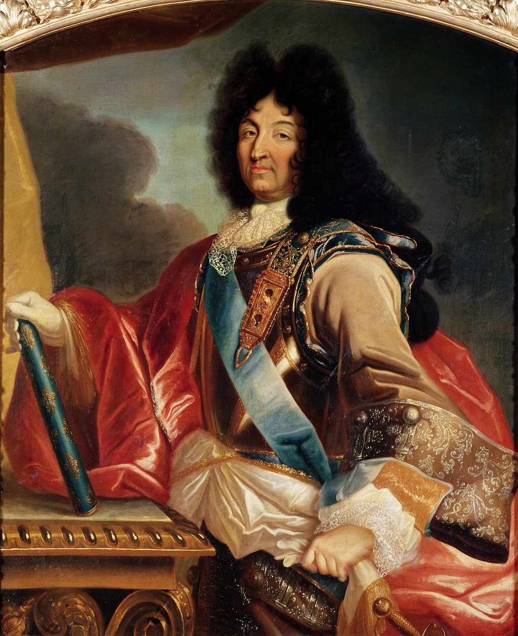 ルイ14世（1638〜1715）の肖像 作： ピエール・ミニャール