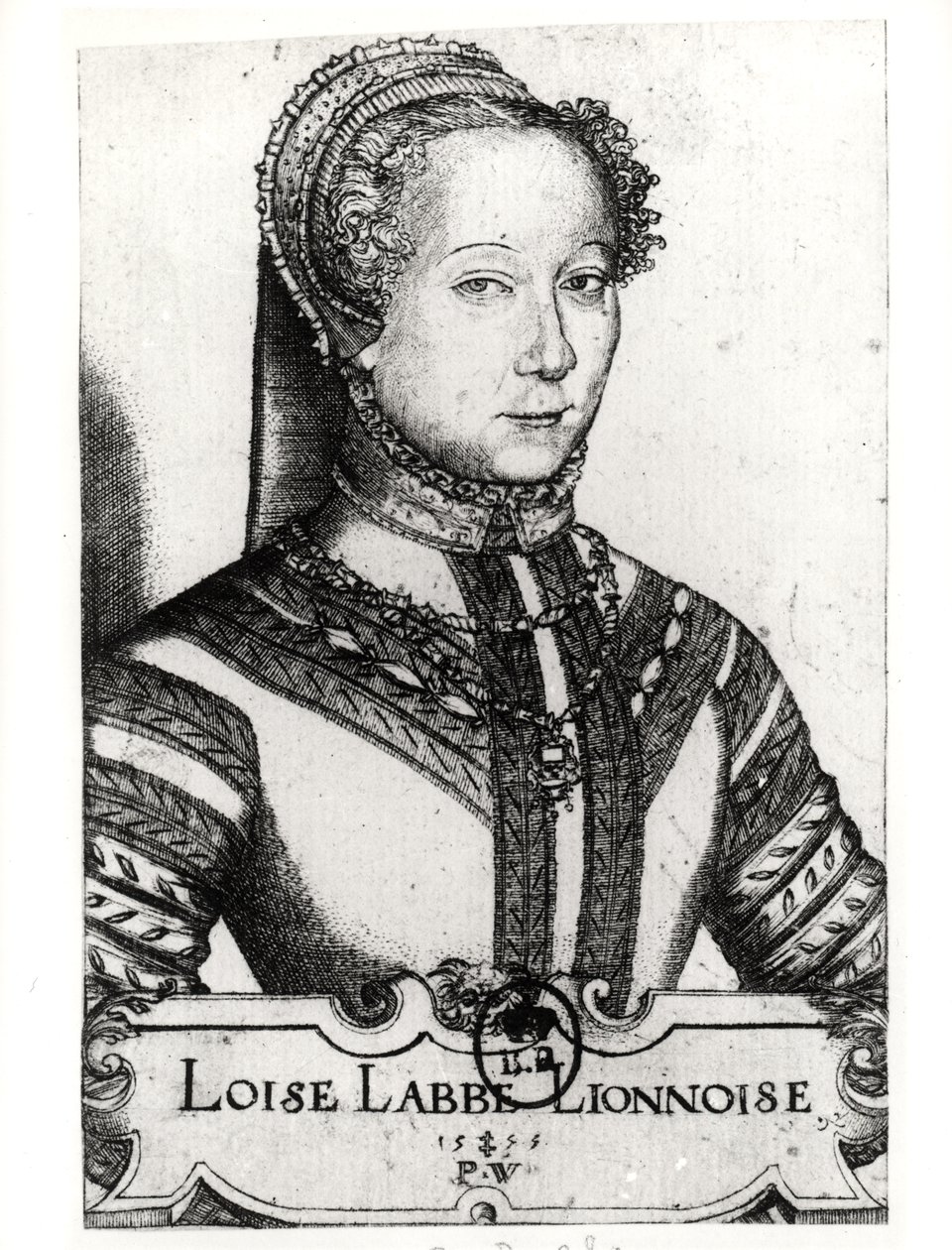 ルイーズラベ（1524-66年頃）ラベルコルディエール、1555年 作： ピエール・ウォエイリオット・ド・ブゼイ