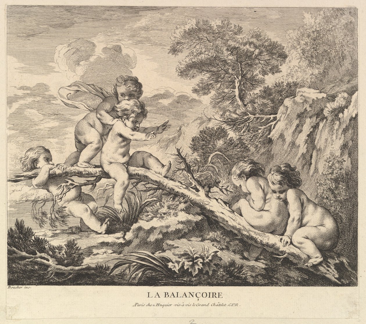 スイング、カリフォルニア州。 1738年。 作： ピエール・アレクサンドル・アヴェリーヌ