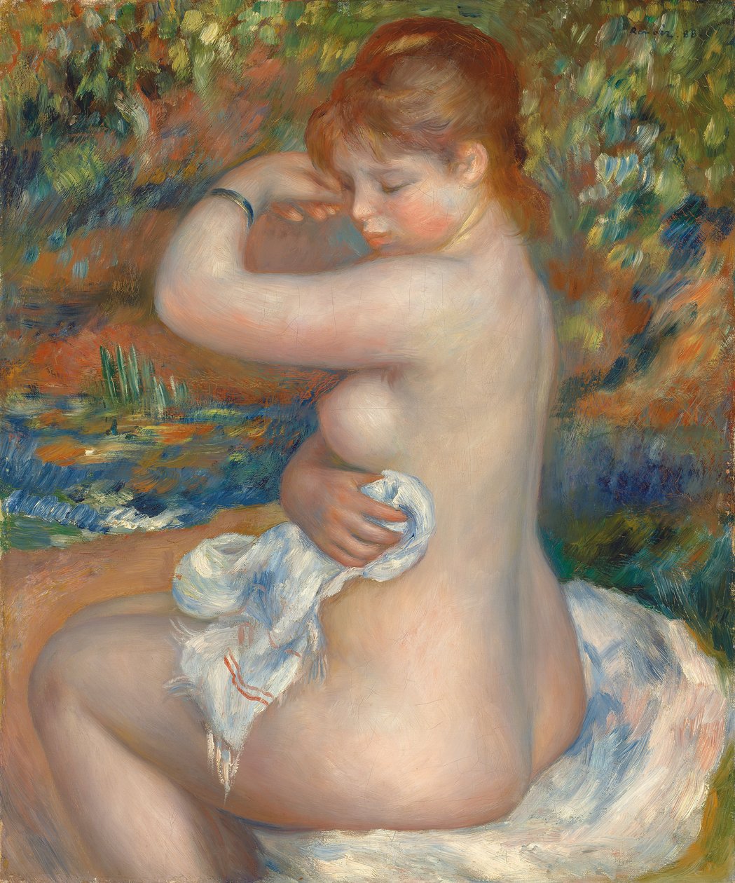 Bather; Baigneuse 作： ピエールオーギュストルノワール