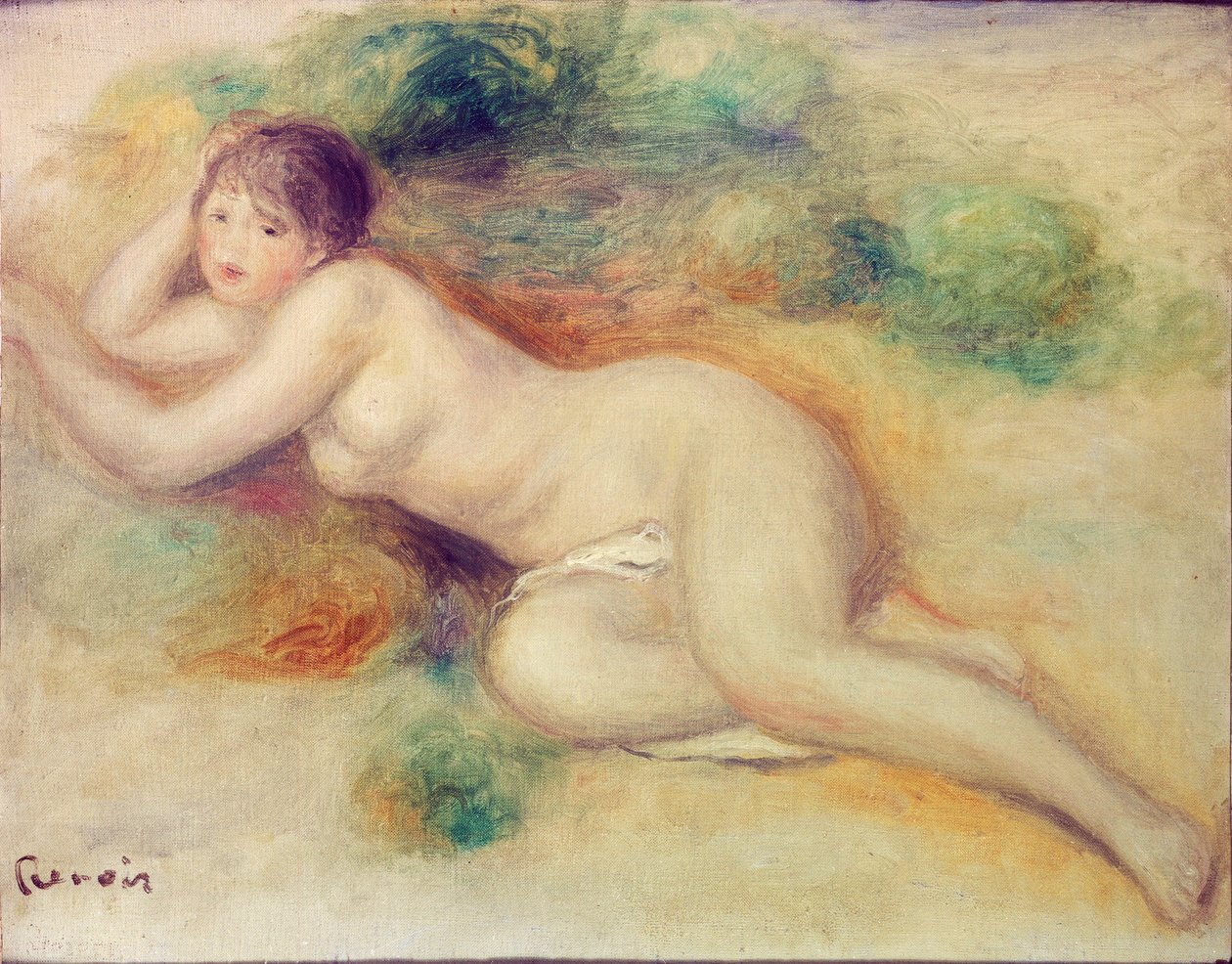 少女の裸体像、1880～1889年 作： ピエールオーギュストルノワール