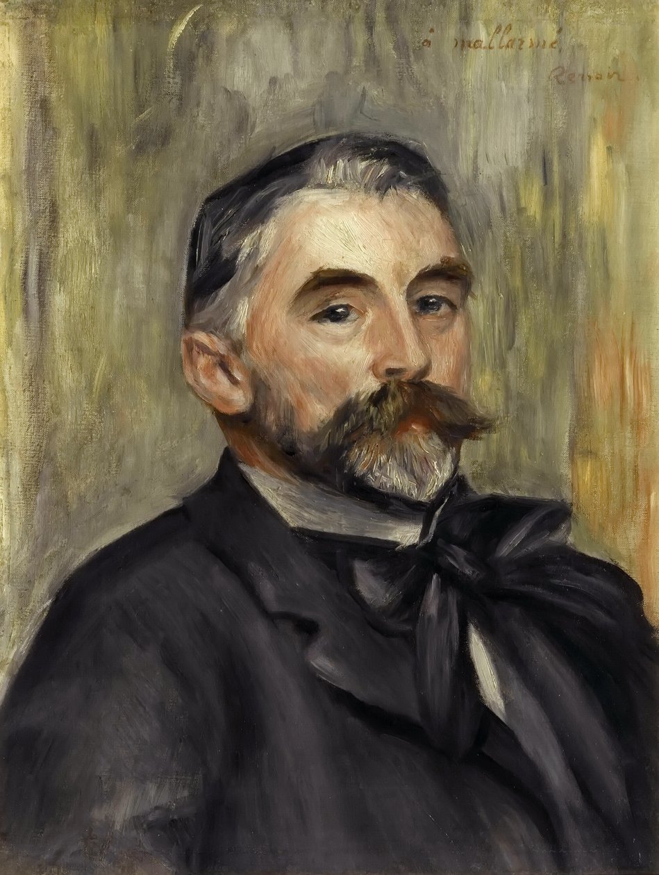 StéphaneMallarmé1842-1898の肖像 作： ピエールオーギュストルノワール