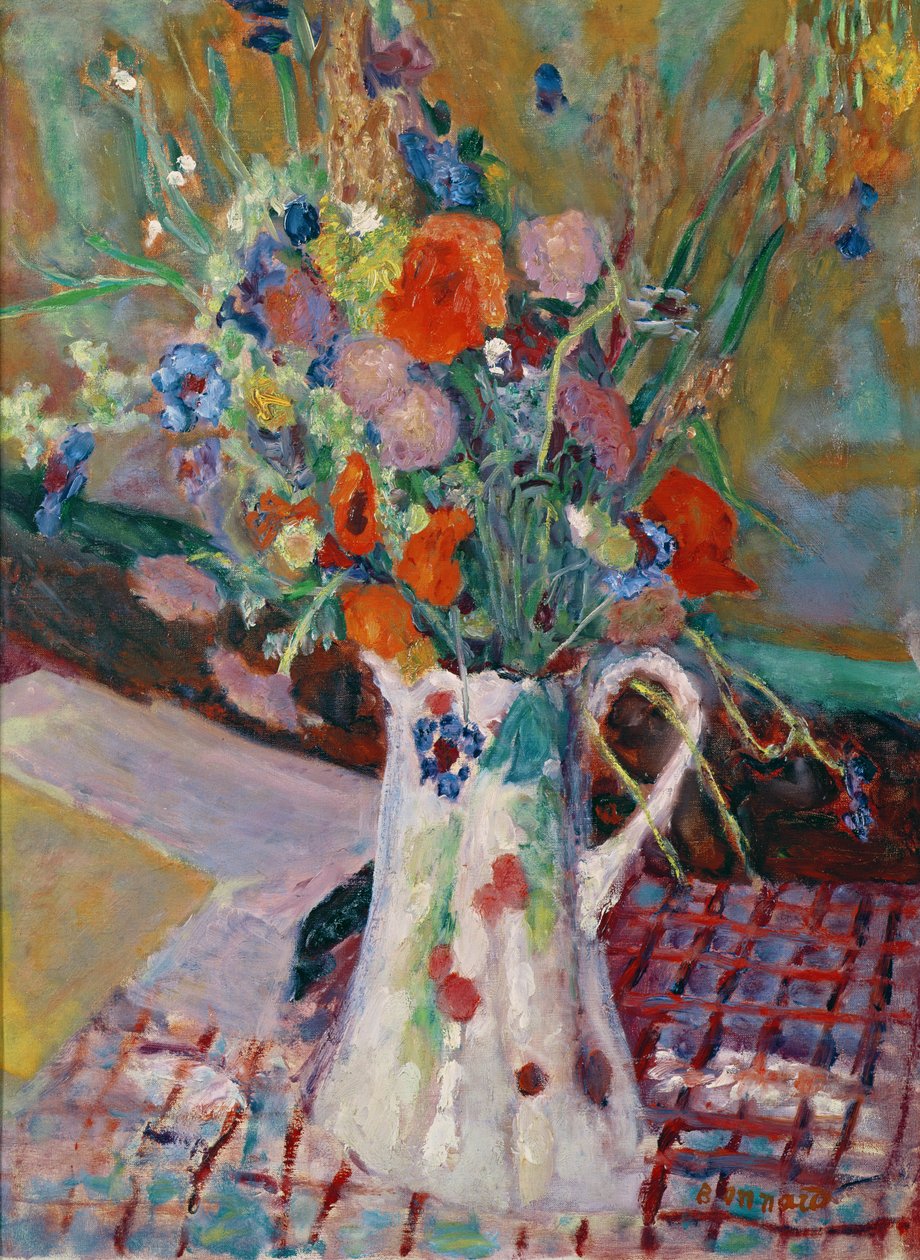 野生の花の花束、1922 作： ピエール・ボナール