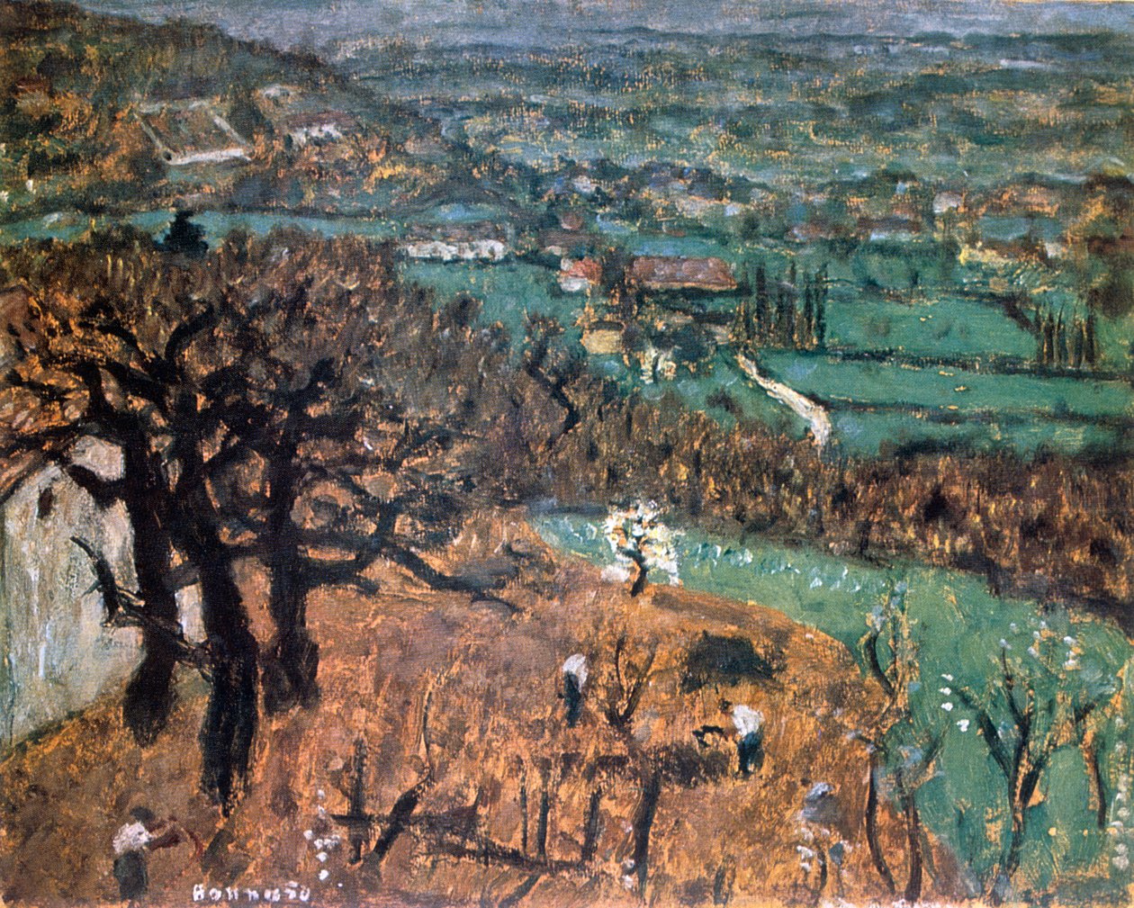 ドフィネ風景、c1899。 作： ピエール・ボナール
