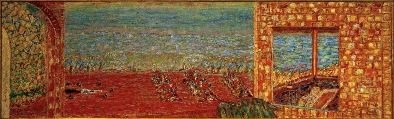 日当たりの良いテラス 作： ピエール・ボナール