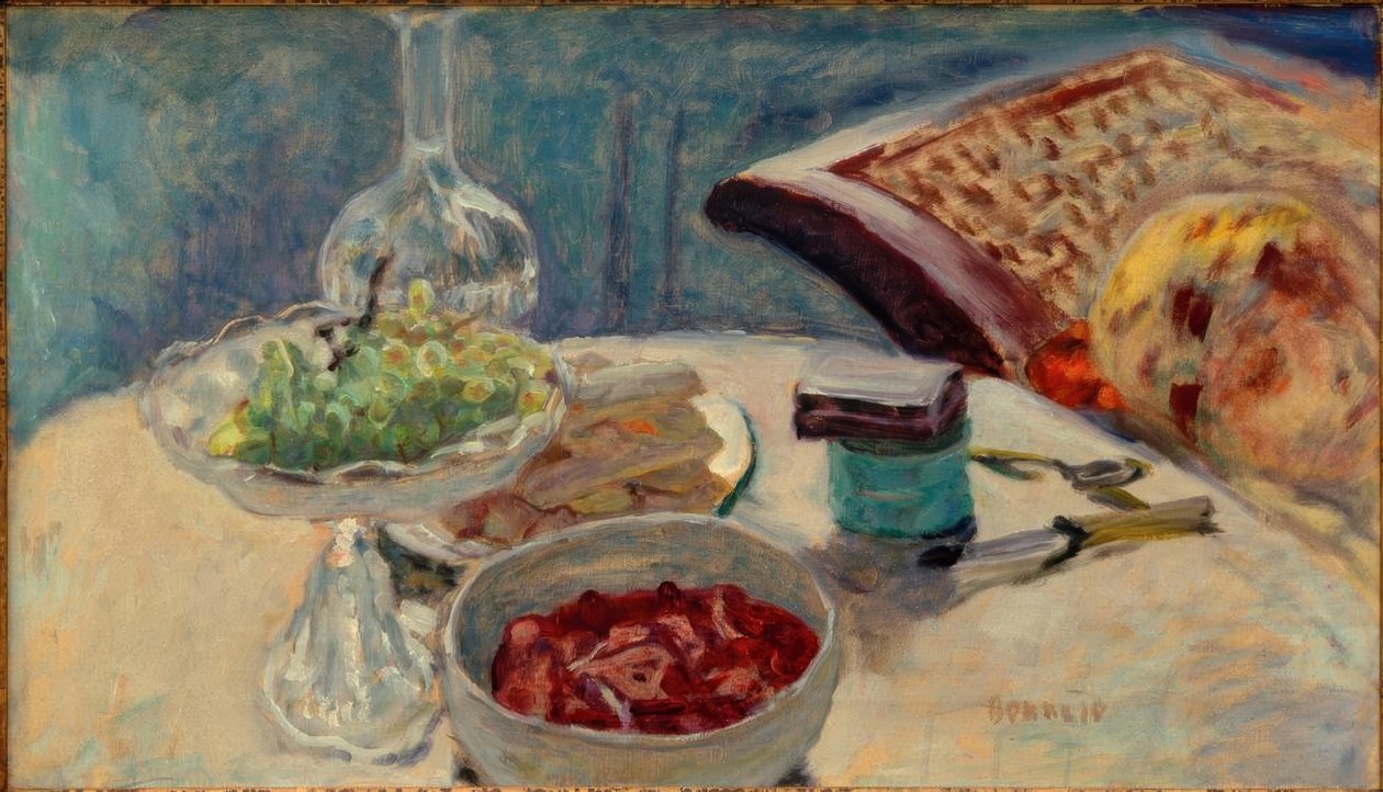 フィギュアのある静物（Marthe Bonnard） 作： ピエール・ボナール