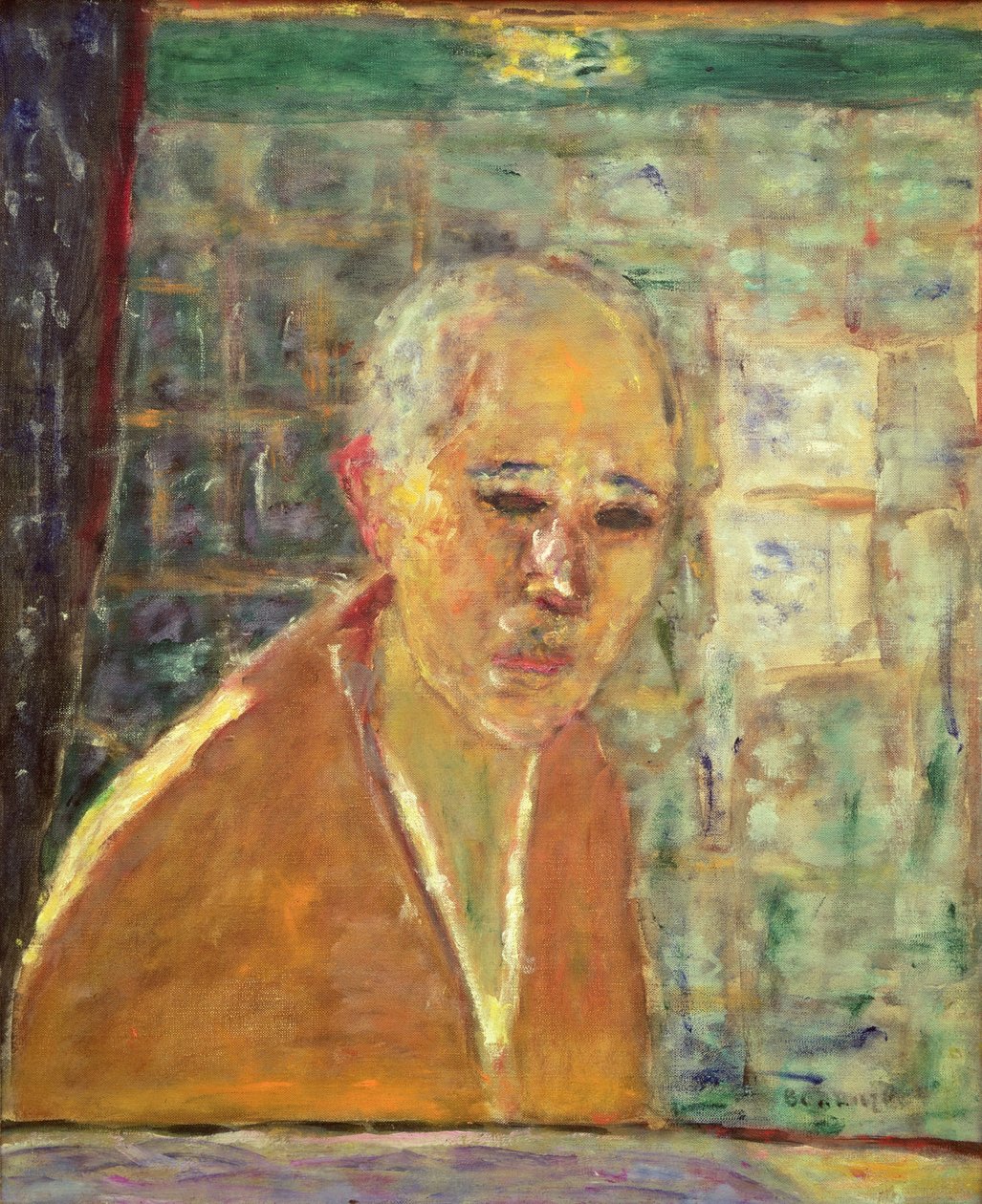 自画像、1945 作： ピエール・ボナール