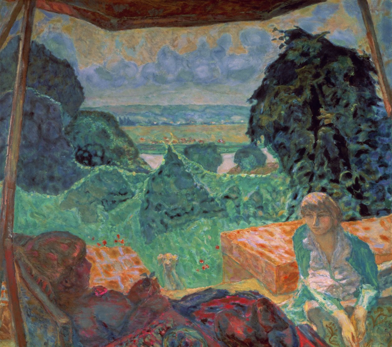 ノルマンディーの夏、1908 作： ピエール・ボナール