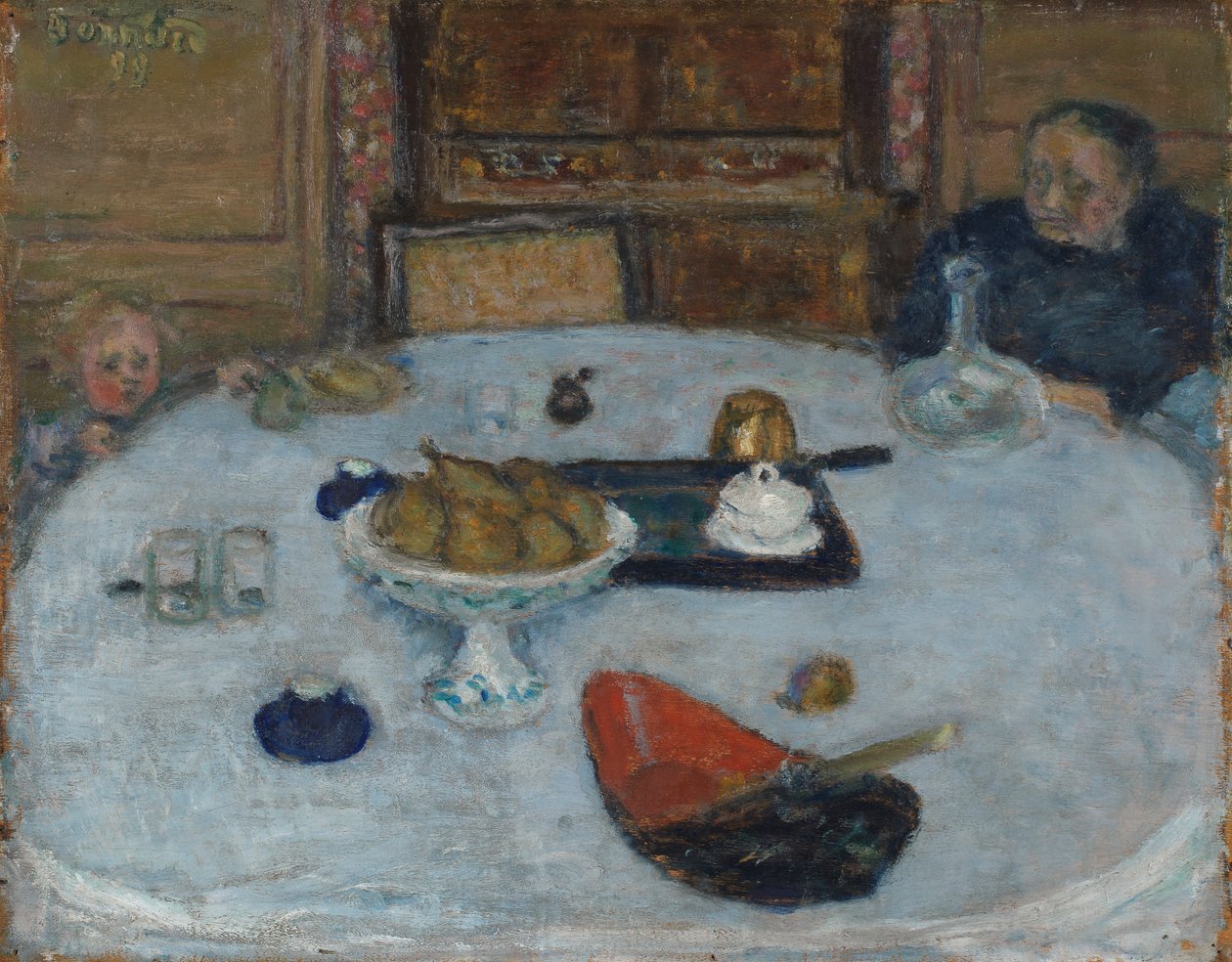 食事、1899 作： ピエール・ボナール