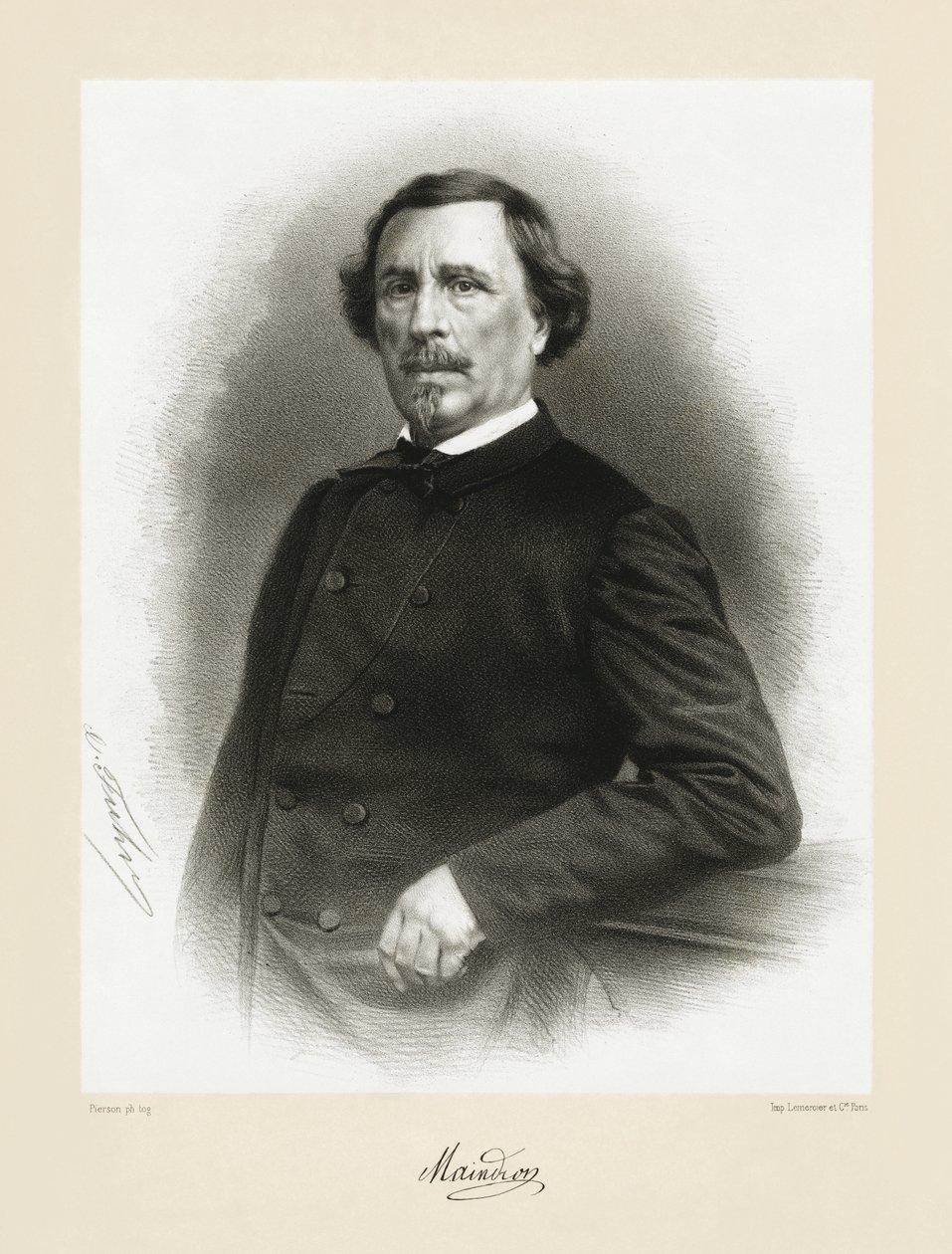 Hippolyte Maindron、1865-66 作： ピエール・ルイ・ピアソン