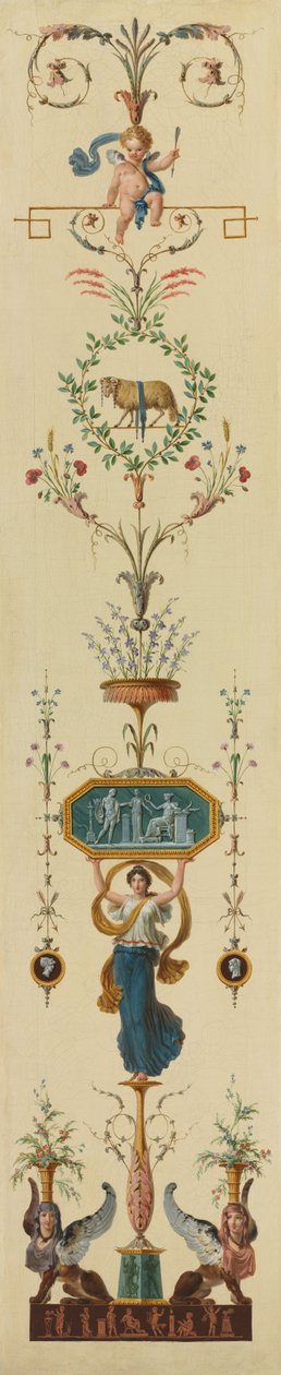 装飾パネル、1790年代。 作： ピエール・ルソー