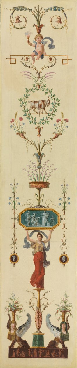 装飾パネル、1790年代。 作： ピエール・ルソー