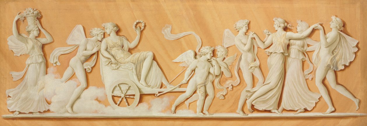 オーバーペインティング、1790年代。 作： ピエール・ルソー