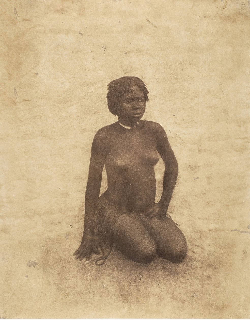 若いヌーバの女性、1853-54。 作： ピエール・トレモー