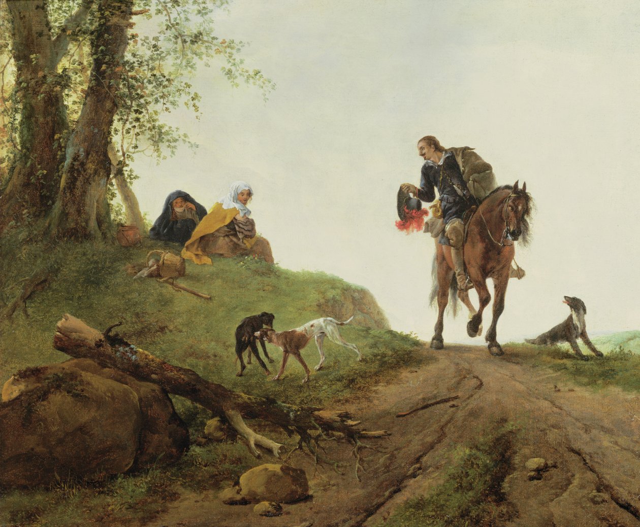 浮気 作： Pieter WouwermansまたはWouwerman