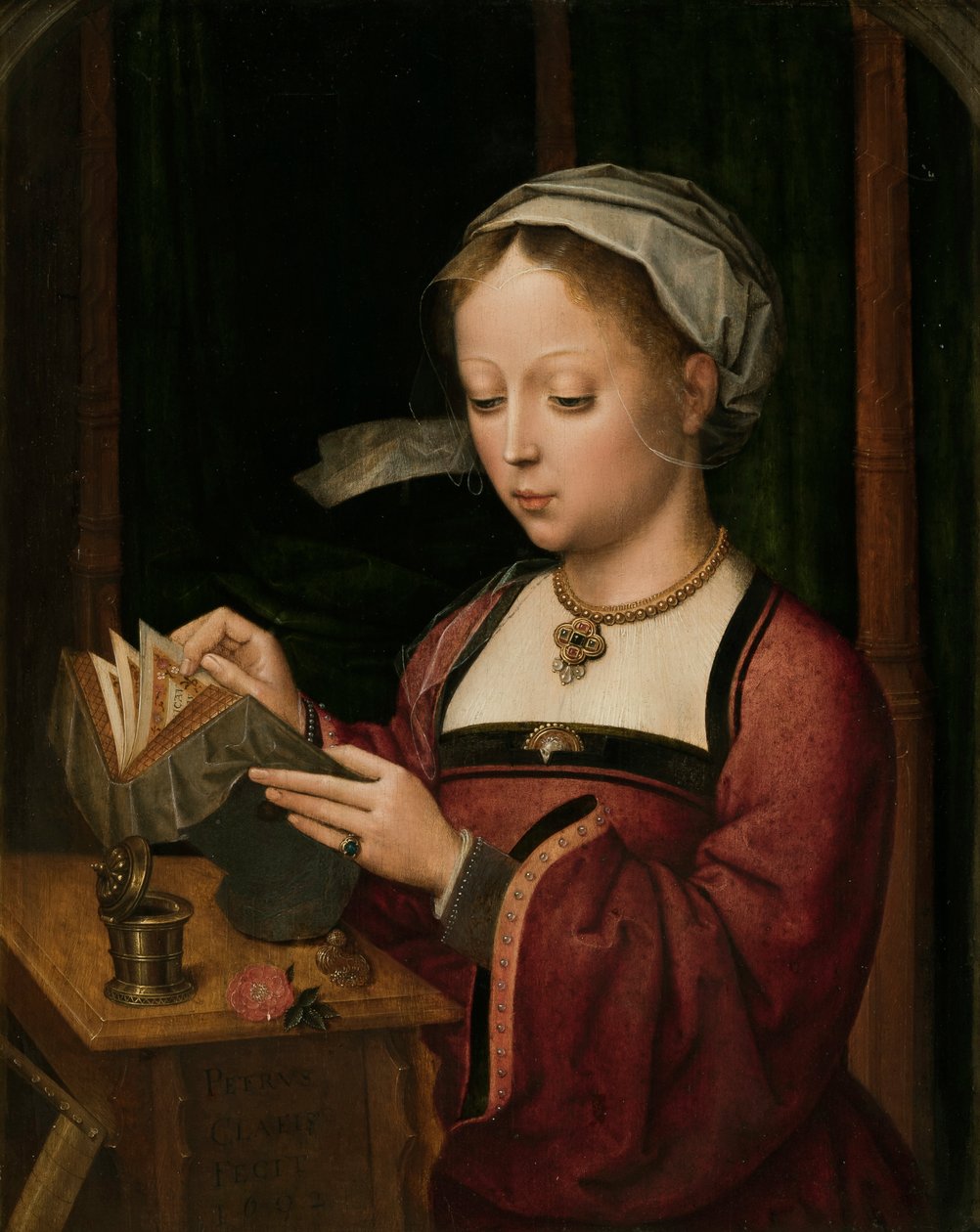 マグダラのマリア、1602年。 作： Pieter Claeissens the Younger
