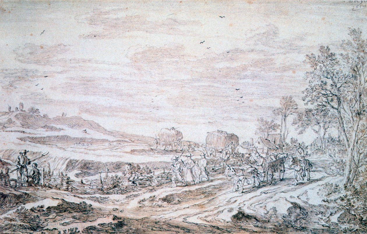 死神のいる風景、c1615-1661 作： ピーター・モリーン