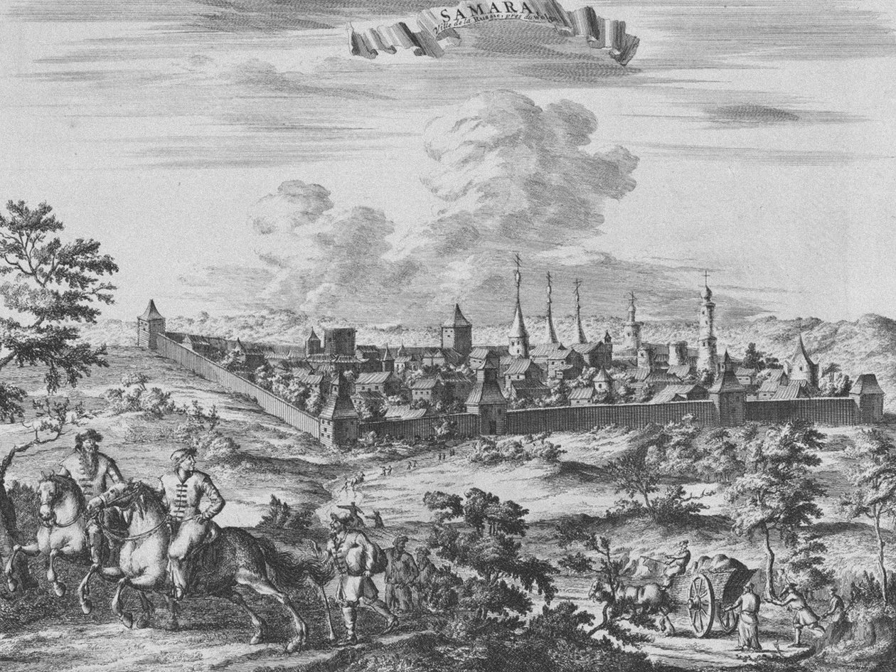 サマラの眺め、1710年 作： ピーター・ファン・デル・アー