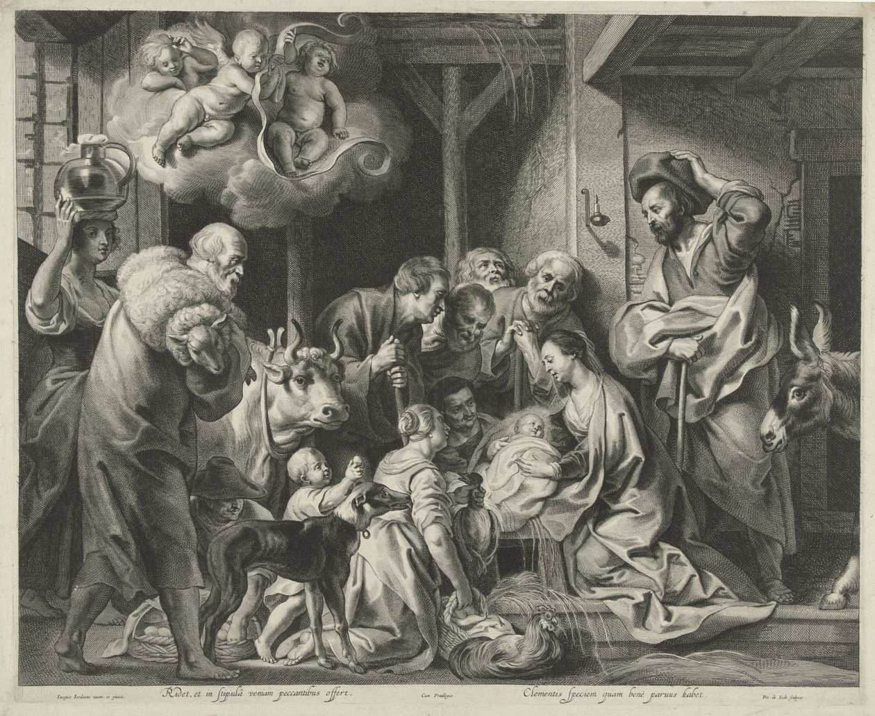羊飼いの礼拝 作： Pieter de Jode（II）