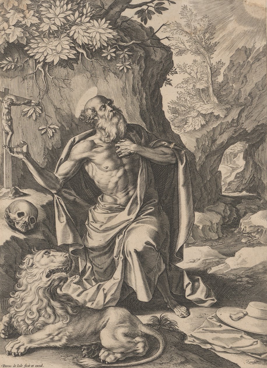 Saint Jerome,.n.d., n.d.. 作： ピーター・デ・ジョード