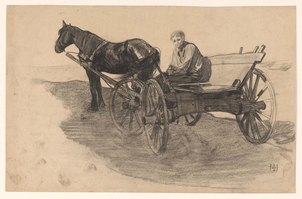 誰かが乗った馬車 作： Pieter de Josselin