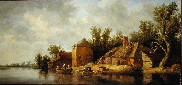 河川景観（船上油） 作： Pieter de Neyn