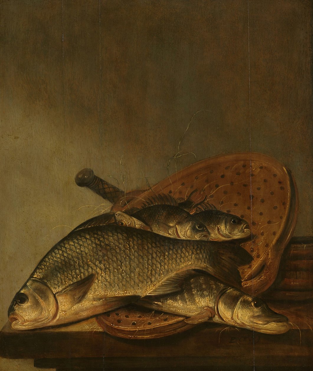 魚のある静物 作： ピーター・ド・パター