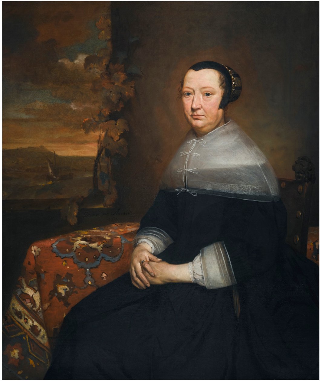 無名の女性の肖像 作： Pieter van Anraedt
