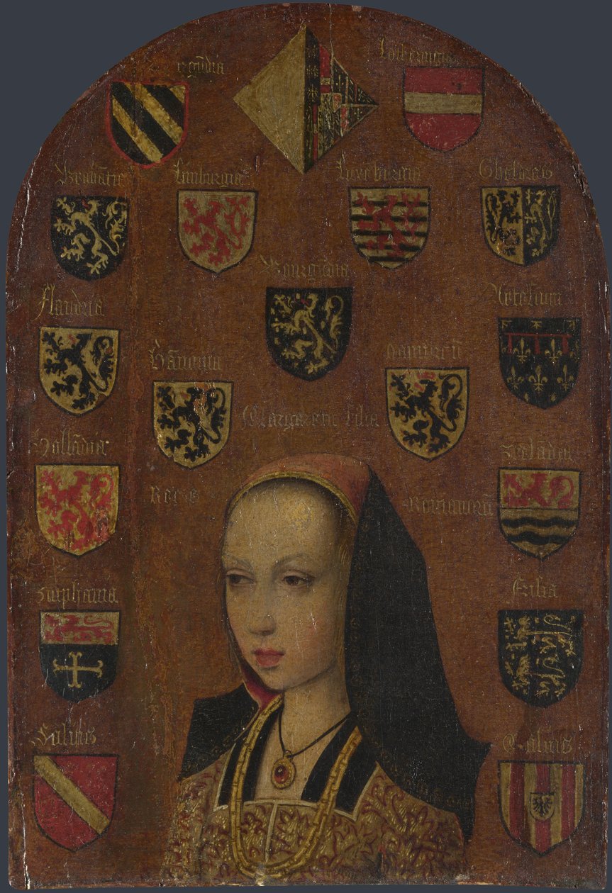 オーストリアのマーガレット1480-1530、c。 1495年 作： Pieter van Coninxloo