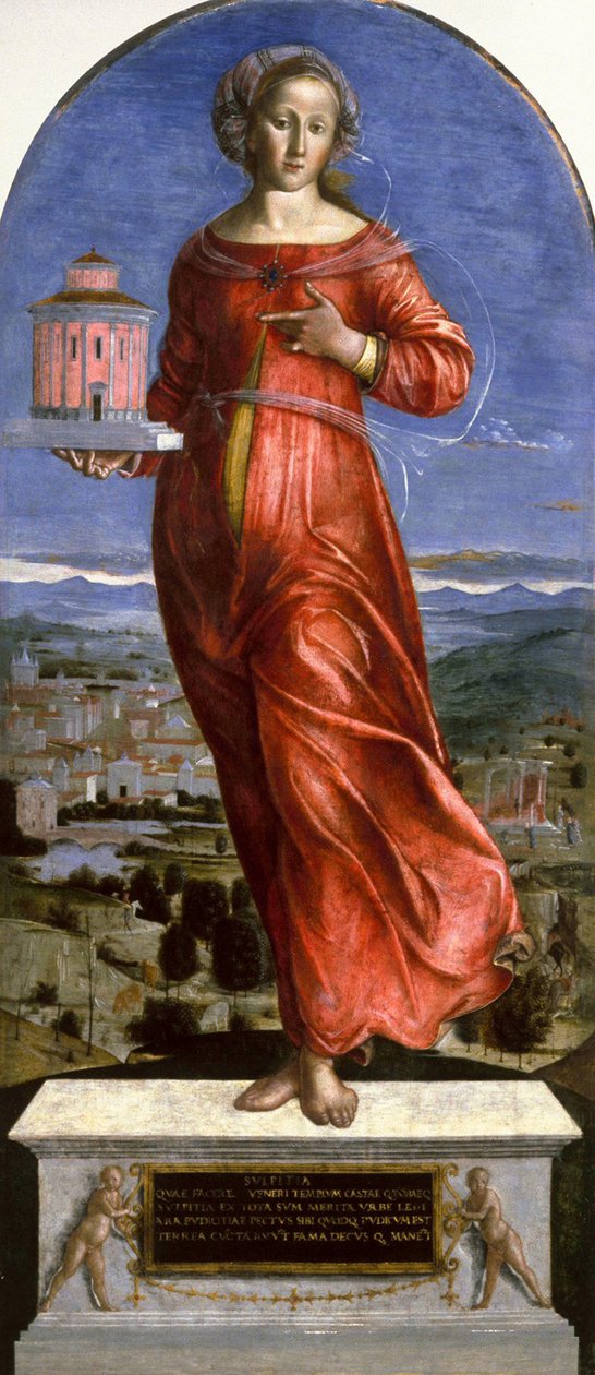 スルピシア、1493-5年頃 作： Pietro di Francesco degli Orioli