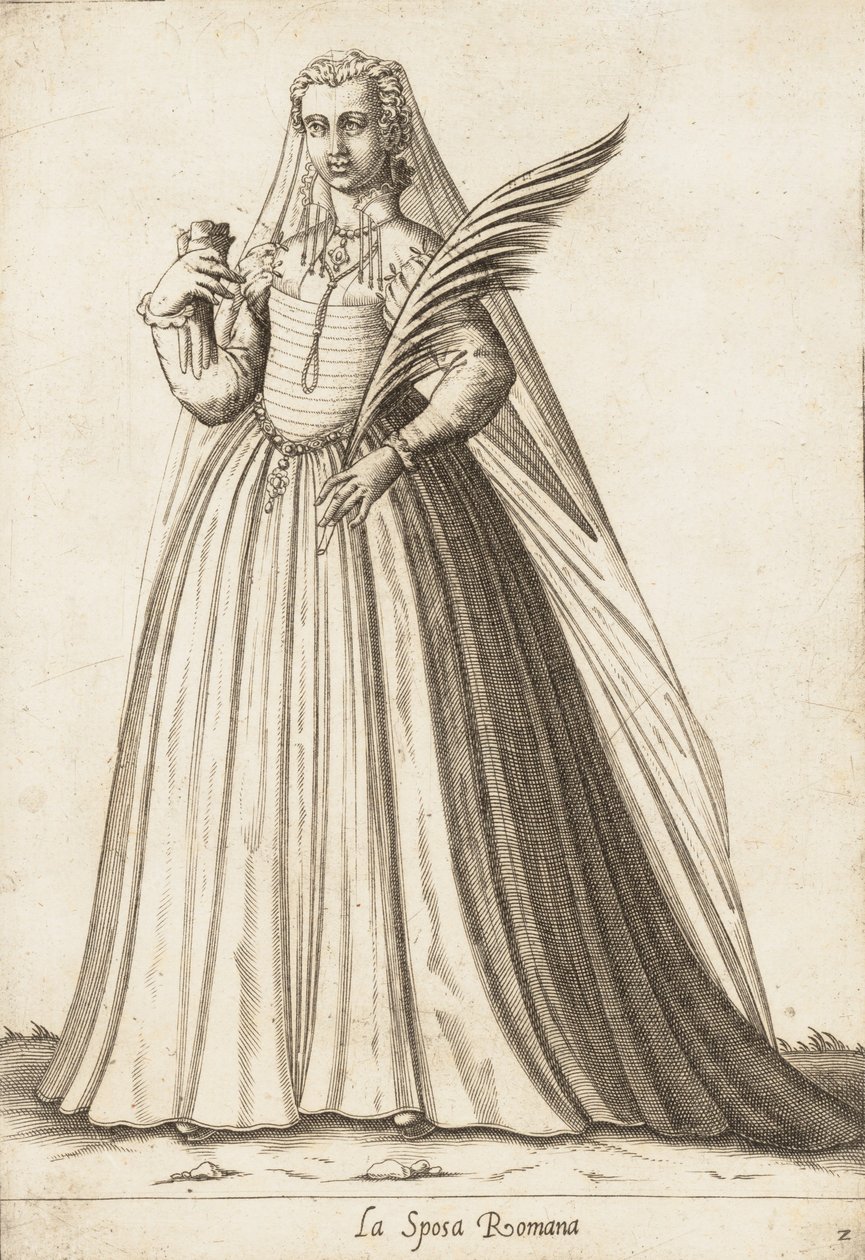 1580年頃の「ローマの花嫁」。 作： ピエトロ・バーテッリ。