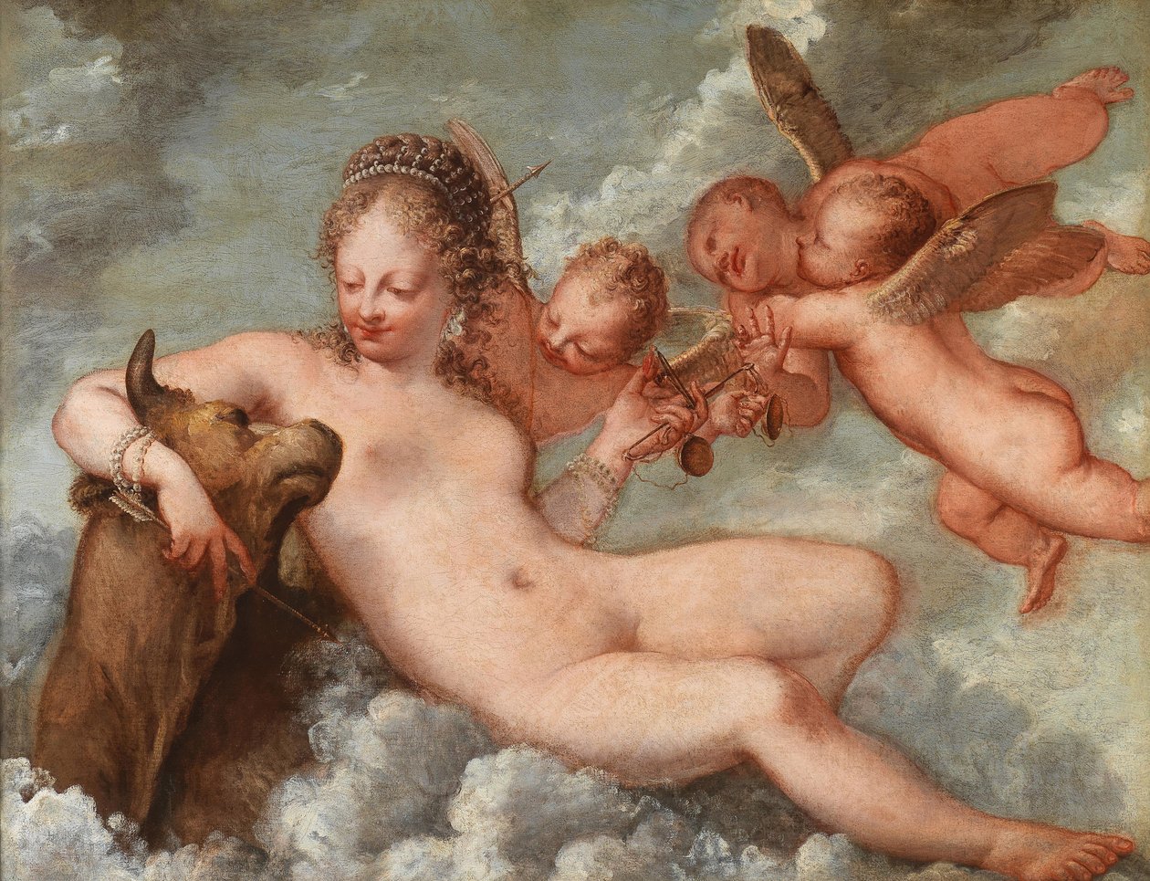 てんびん座とおうし座を伴う金星、1660年代。 作： ピエトロ・リベリ