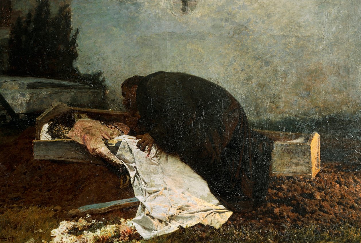 ピエトロ・パジェッタ（1845-1911）による『憎しみ 作： ピエトロ・パジェッタ