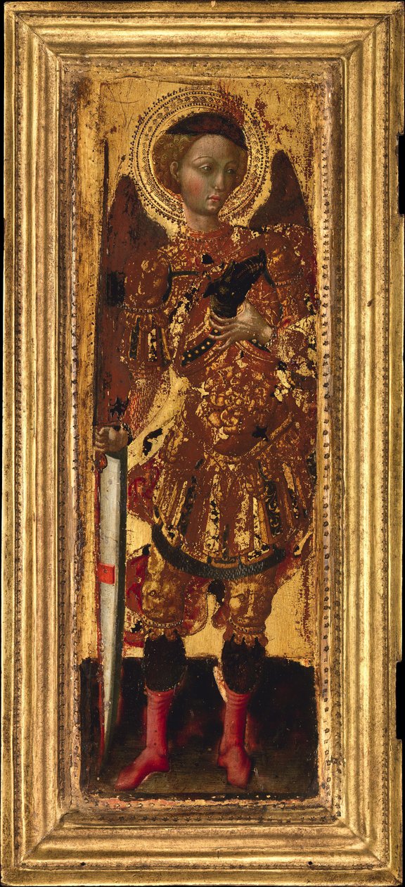 聖ミカエル、1430 年代半ば。 作： ピエトロ・ディ・ジョヴァンニ・ダンブロージョ